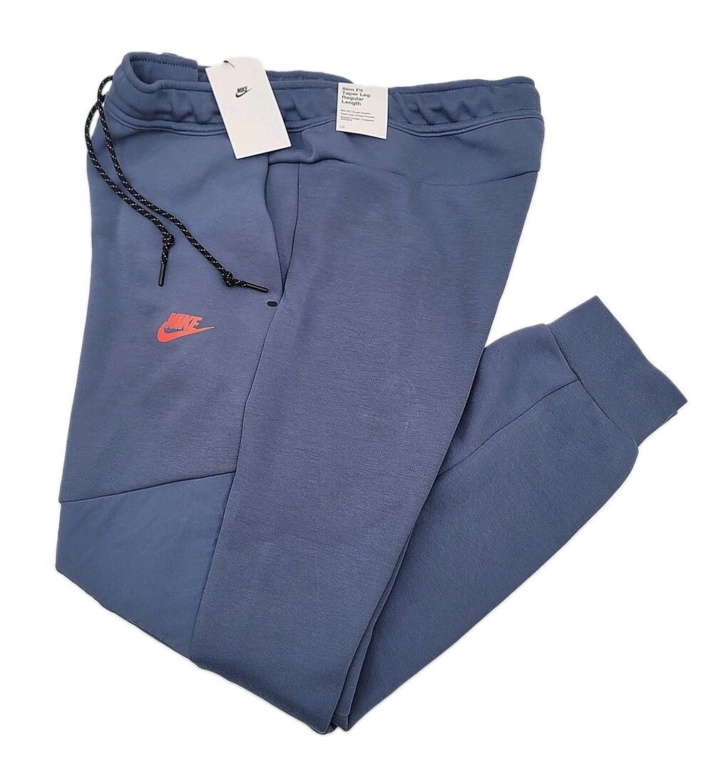 Nike Tech Fleece Joggers Diffused Blue Fleece IH4303-491 Men's Size 2XL NWT
